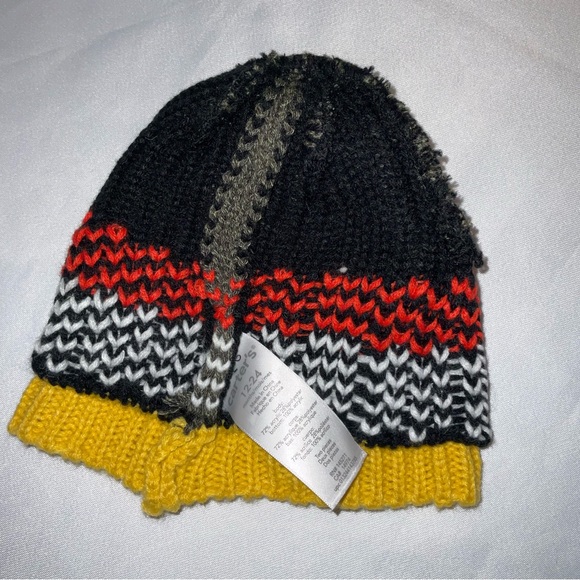 Carters Boys 12-24 Month Grey Knit Monster Winter Beanie Hat Double Layer Toque - Picture 4 of 8